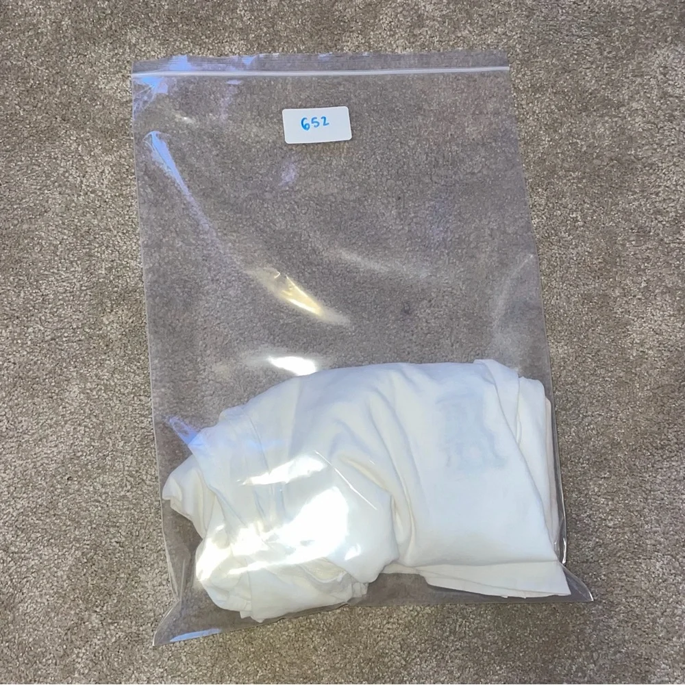 FREE PEOPLE Women's Ragabond Team Polo Size M In White - Picture 9 of 9